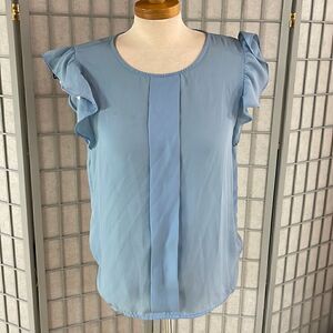 Forever 21 blue blouse, short sleeve, medium.